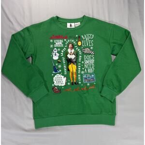 Elf Movie Christmas Sweatshirt Kids Youth Size XL 14/16 Graphic Holiday Crew
